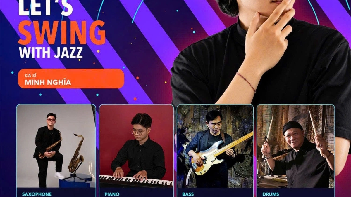 🌙 LET’S SWING WITH JAZZ | SAXN’ART CLUB 📅 Chủ Nhật, 11.10 | Showtime: 9:00 PM – 11:00 PM