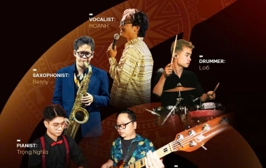 🌌 𝐀 𝐍𝐈𝐆𝐇𝐓 𝐎𝐅 𝐌𝐎𝐃𝐄𝐑𝐍 𝐉𝐀𝐙𝐙 𝐖𝐈𝐓𝐇 𝐇𝐎𝐀𝐍𝐇 𝐟𝐞𝐚𝐭. 𝐓𝐀𝐈𝐍𝐈𝐍 𝐓𝐡𝐞 𝐍𝐞𝐰 𝐆𝐞𝐧𝐞𝐫𝐚𝐭𝐢𝐨𝐧 𝐨𝐟 𝐕𝐢𝐞𝐭𝐧𝐚𝐦𝐞𝐬𝐞 𝐉𝐚𝐳𝐳 𝐀𝐫𝐭𝐢𝐬𝐭𝐬 📅 𝐓𝐡𝐮̛́ 𝐒𝐚́𝐮 𝟏𝟕.𝟎𝟒 | 𝐒𝐡𝐨𝐰𝐭𝐢𝐦𝐞: 𝟗:𝟎𝟎 𝐏𝐌 – 𝟏𝟏:𝟎𝟎 𝐏𝐌