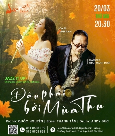 🍂 Đ𝐀̂𝐔 𝐏𝐇𝐀̉𝐈 𝐁𝐎̛̉𝐈 𝐌𝐔̀𝐀 𝐓𝐇𝐔 | 𝐒𝐀𝐗𝐍’𝐀𝐑𝐓 𝐂𝐋𝐔𝐁 🍂 📅 𝐓𝐡𝐮̛́ 𝐒𝐚́𝐮, 𝟐𝟎/𝟎𝟑 | 𝐒𝐡𝐨𝐰𝐭𝐢𝐦𝐞: 𝟗:𝟎𝟎 𝐏𝐌 – 𝟏𝟏:𝟎𝟎 𝐏𝐌