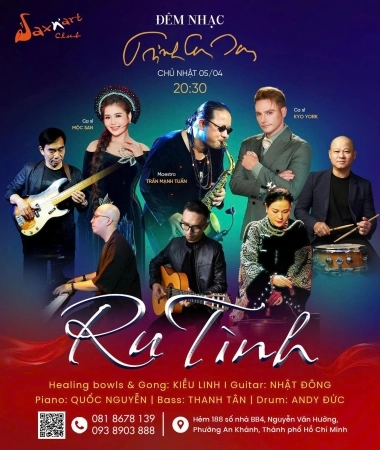 🍂 𝐑𝐔 𝐓𝐈̀𝐍𝐇 | 𝐒𝐏𝐄𝐂𝐈𝐀𝐋 𝐒𝐇𝐎𝐖 𝟓/𝟒 | 𝐒𝐀𝐗𝐍’𝐀𝐑𝐓 𝐂𝐋𝐔𝐁 🍂 📅 𝐂𝐡𝐮̉ 𝐧𝐡𝐚̣̂𝐭, 𝟎𝟓/𝟎𝟒 | 𝐒𝐡𝐨𝐰𝐭𝐢𝐦𝐞: 𝟗:𝟎𝟎 𝐏𝐌 – 𝟏𝟏:𝟎𝟎 𝐏𝐌