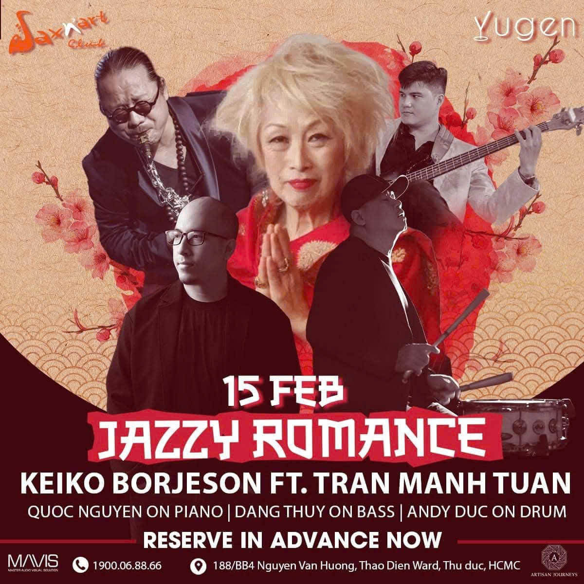 JAZZY ROMANCE WITH KEIKO BORJESON ft. TRAN MANH TUAN & SAXN'ART BAND